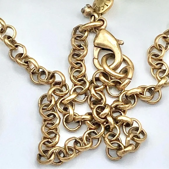 J. Crew White Flower And Crystal Necklace - Picture 10 of 13